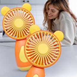 Вентилятор настольный/ручной miniFan 99013-2 (USB-A - DC), Оранжевый/Желтый