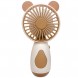 Вентилятор настольный/ручной miniFan 99013-2 (USB-A - DC), Коричневый/Бежевый