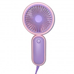 Портативный ручной вентилятор miniFan 99009-1 (USB-A - DC) Сиреневый (YAB) 