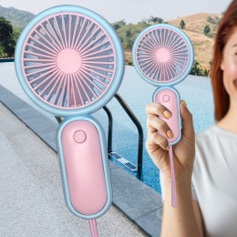 Портативный ручной вентилятор miniFan 99009-1 (USB-A - DC) Розовый (YAB) 