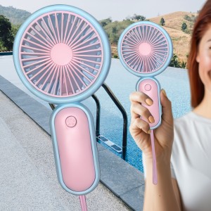 Портативний ручний вентилятор miniFan 99009-1 (USB-A - DC) Рожевий (YAB)
