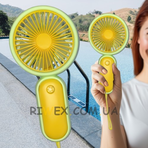 Портативный ручной вентилятор miniFan 99009-1 (USB-A - DC) Салатовый (YAB) 