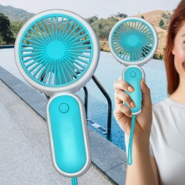 Портативный ручной вентилятор miniFan 99009-1 (USB-A - DC) Голубой (YAB) 