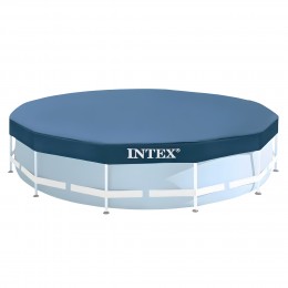 Защитный тент-крышка для круглого каркасного бассейна Intex 57901 4,88 м