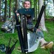 Кемпинговый многофункциональный туристический набор инструментов 10 в 1 в кейсе 1852 (JS)