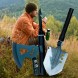 Кемпинговый многофункциональный туристический набор инструментов 7 в 1 в кейсе 1853 (JS)