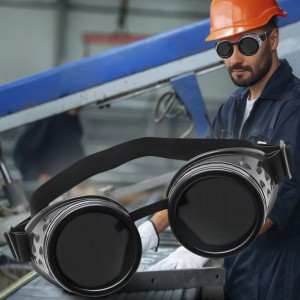 Защитные сварочные очки Рыбка ЗНР Г-2 (6 DIN) диам. 49 мм с непрямой вентиляцией 2 клапана 1980 (JS)