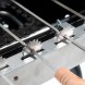 Настольный газовый мангал-гриль с пьезоподжигом, ножками и автоматическим вращением шампуров 1951 (JS)