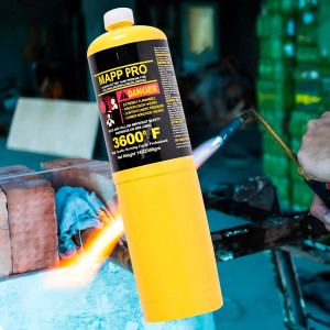 Універсальний великий газовий балон для пальників для газу 1211 MAPP (MAPP GAS) (JS)