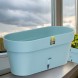 Овальний горщик для квітів з автополиванням «LATINA WINDOW BOX» 17*39,5см, 6,7л Нефрит (DRKJ)