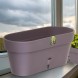 Овальний горщик для квітів з автополиванням «LATINA WINDOW BOX» 17*39,5см, 6,7л Шаде (DRKJ)