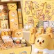  Набор канцелярии в желтом чемодане на 55+ предметов «Мишка» + игрушка ЛАБУБУ Серия 2