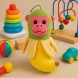 Детская мягкая плюшевая игрушка «Шипанзини Бананини» (AX)