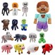 Детская мягкая игрушка-брелок фигурка из игры Minecraft Скелет (AX)