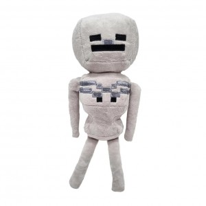 Дитяча м'яка іграшка-брелок фігурка з гри Minecraft Скелет (AX)