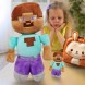Дитяча м'яка іграшка-брелок фігурка з гри Minecraft Стів (AX)