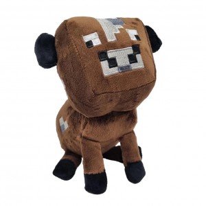 Дитяча м'яка іграшка-брелок фігурка з гри Minecraft Корова (AX)