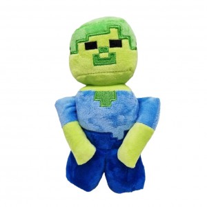 Дитяча м'яка іграшка-брелок фігурка з гри Minecraft Зомбі (AX)