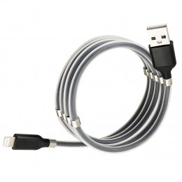 Высокоэффективный кабель для быстрой зарядки и передачи данных Lightning - USB-A Magnetic absorption (206)
