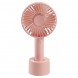 Портативний компактний вентилятор на 3 швидкості MiniFan USB Рожевий