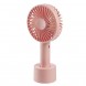 Портативний компактний вентилятор на 3 швидкості MiniFan USB Рожевий
