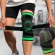 Эластичный спортивный наколенник Knee Support WN-26, размер XXL, черный с зеленым (205)