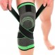 Эластичный спортивный наколенник Knee Support WN-26, размер XXL, черный с зеленым (205)