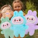 Дитяча м'яка іграшка-брелок сюрприз Лабубу Labubu Серія Lafufu