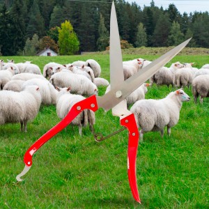 Гострі портативні ножиці з фіксатором для стрижки овець 2030 FEL LONG - Wool-Shears 200мм (JS)