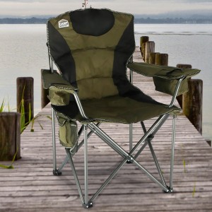 Портативный складной туристический стул с подстаканниками и чехлом для транспортировки Camp Master (KR) Портативный складной туристический стул с подстаканниками и чехлом для транспортировки Camp Master (KR)
