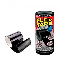 Водонепроникна надміцна ізоляційна стрічка Flex Tape 20x135 см, Чорний