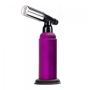 Газовая горелка BUTANE TORCH BS-850/1907 с пьезоподжиганием, карамелизатор, Фиолетовый (JS)