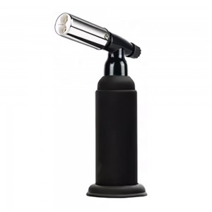 Газовий пальник BUTANE TORCH BS-850/1907 з п’єзозапалюванням, карамелізатор,Чорний (JS)