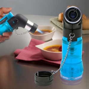 Газовая горелка HONGSHI 1609 с пьезозажиганием для дачи, походов и кухни, Голубой (JS)