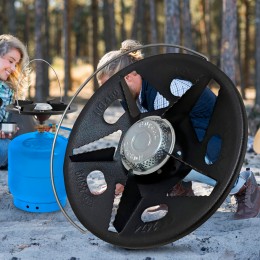 Універсальна туристична кемпінгова горілка маленька для польського газового балону 18 см 1165 ( NURGAZ ) (JS)