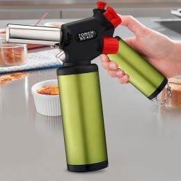 Кухонний компактний ефективний газовий пальник-карамелізатор BURNING TORCH BS-620/1433 Оливковий (JS)