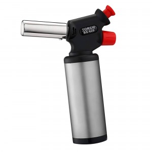 Кухонний компактний ефективний газовий пальник-карамелізатор BURNING TORCH BS-620/1433 Срібний (JS)