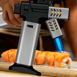 Портативная кухонная газовая горелка-карамелизатор Turbo Torch OL-600/1851 Срібний (JS)