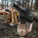 Маленькая портативная газовая горелка с пьезоподжигом и заглушкой JETLIGHTER 1610 Коричневый (JS)