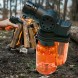 Маленькая портативная газовая горелка с пьезоподжигом и заглушкой JETLIGHTER 1610 Оранжевый (JS)