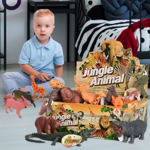 Набір ігрових фігурок  Jungle Animal D-42, 12 шт.