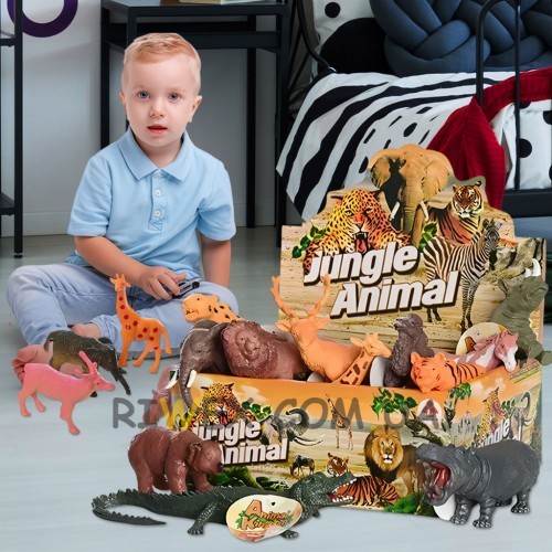 Набір ігрових фігурок  Jungle Animal D-42, 12 шт.