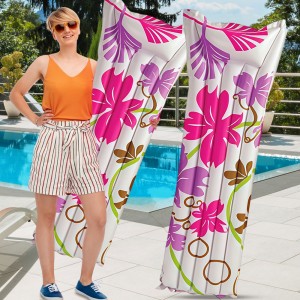 Матрац надувний пляжний Intex 59720, 183 х 69 см, Квіти