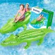 Надувной игровой пляжный детский плот с ручками BestWay 41011 Крокодил (LM)