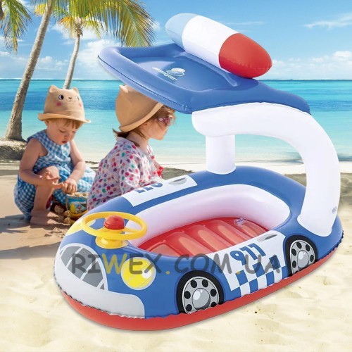 Игровой центр-машинка Intex 34103, 98×66 см, до 30 кг, Голубой (LM)