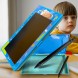 Шкільний планшет для малювання з пеналом для ручок Bai Bian BB218 LCD Блакитний (AX)