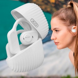 Беспроводные эргономичные наушники с функцией Bluetooth 5.3 и пластиковым кейсом XO G20 Белый (AX)