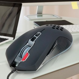 Игровая эргономичная проволочная компьютерная мышь с подсветкой XO M3 USB 3200DPI (АХ)