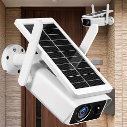 Бездротова вулична камера відеоспостереження з сонячною панеллю WIFI Solar ABQ-Q1 Full HD (YAB)
