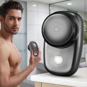 Бритва мініатюрна Brawless MINI 76-9/HX-709  бездротова, акумуляторна, USB-зарядка, Сірий (YAB)